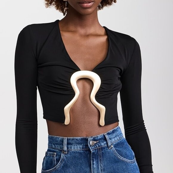 Cult Gaia Laia Top NWT Sz L - Picture 4 of 6